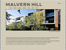 Tablet Screenshot of malvernhill.net.au